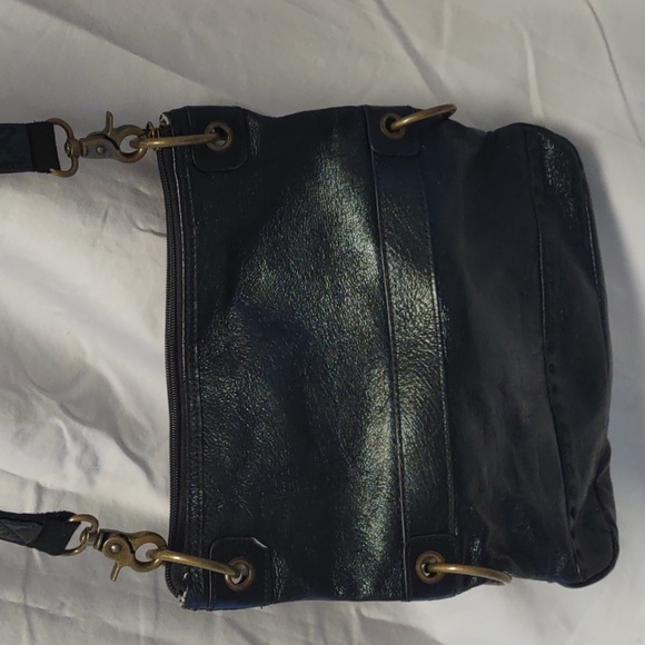The Sak Happy and Free Festival Genuine Leather Crossbody / Fold Over Bag EUC - Picture 2 of 16